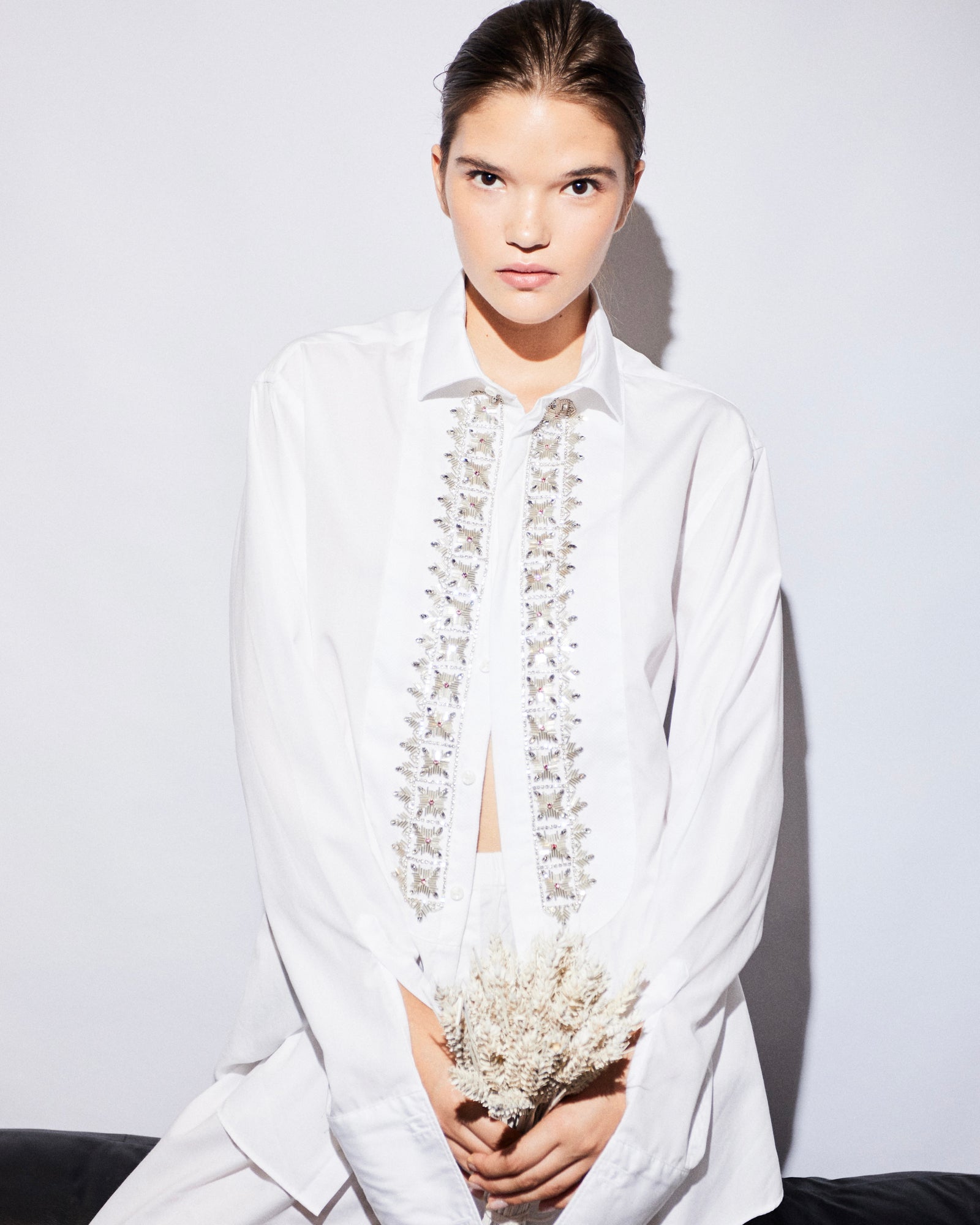 未使用 CLANE / SHEER TAILORED SHIRT CLANE（クラネ）の「SHEER TAILORED SHIRT（シャツ/ブラウス