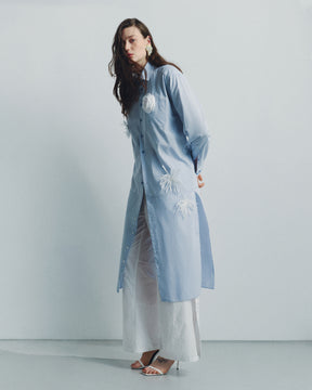 RECYCLED SHIRT-DRESS 83 BL