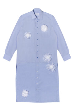RECYCLED SHIRT-DRESS 83 BL