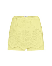 Mini Shorts With Embroidered Apron 333Y