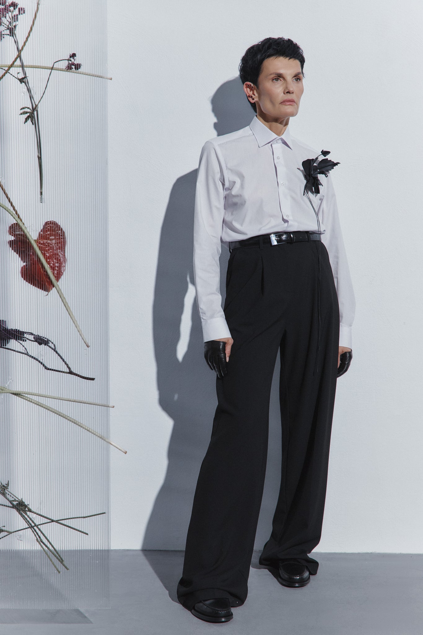 SHIRT WITH BOUTONNIERE 02WB SHIRT WITH BOUTONNIERE 02WB