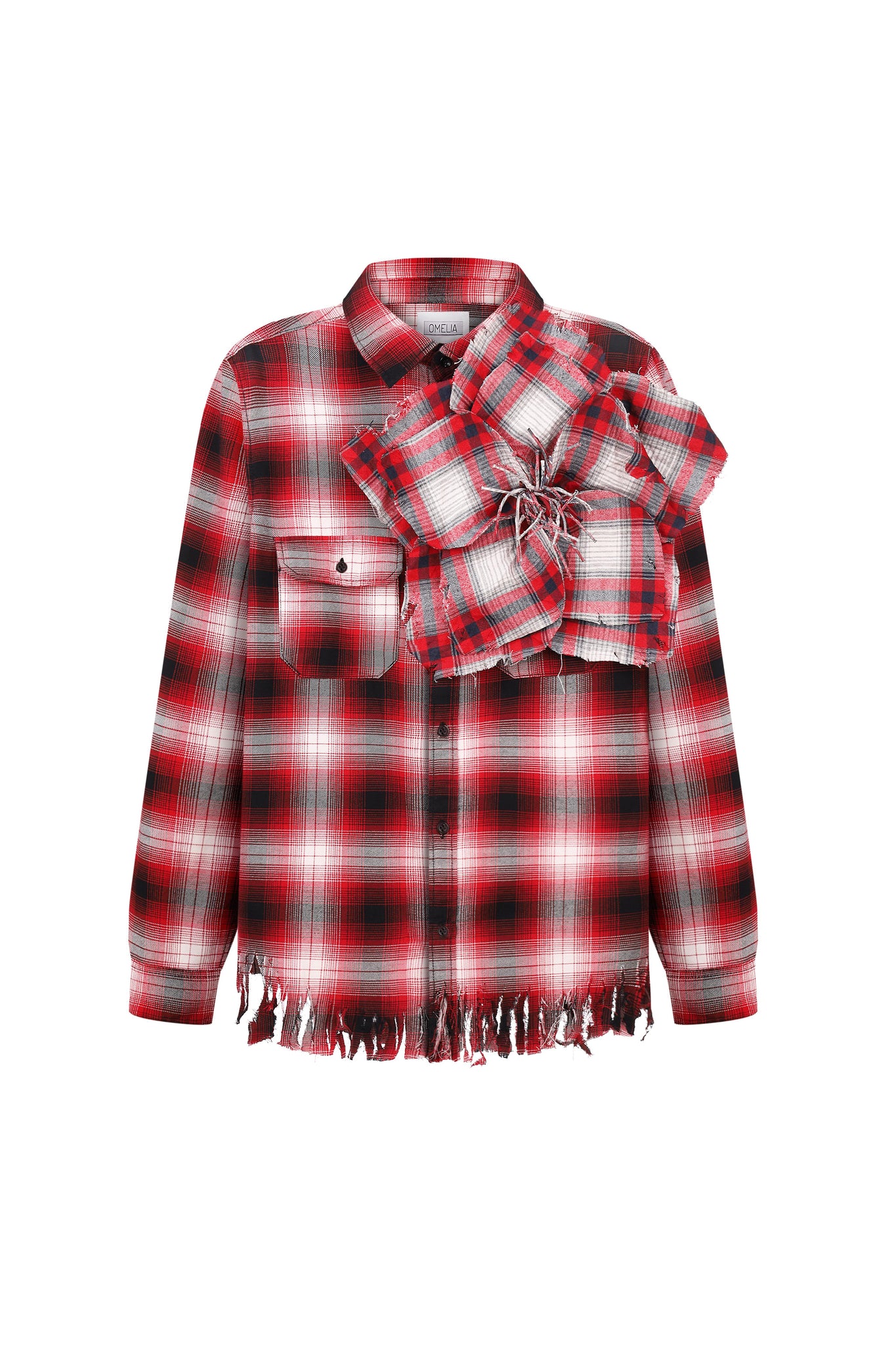 SHIRT WITH A FLOWER F0825