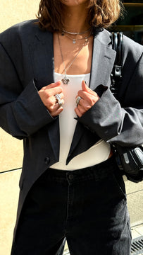 ASYMMETRIC JACKET F0425