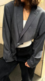 ASYMMETRIC JACKET F0425
