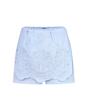 Mini Shorts With Embroidered Apron 333BL