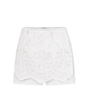 Mini Shorts With Embroidered Apron 333W