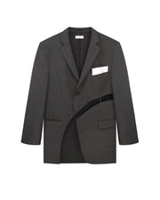 JACKET WITH ASYMMETRIC CUT-OUTS F0525